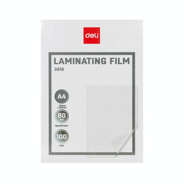 Película de Laminação Deli A4