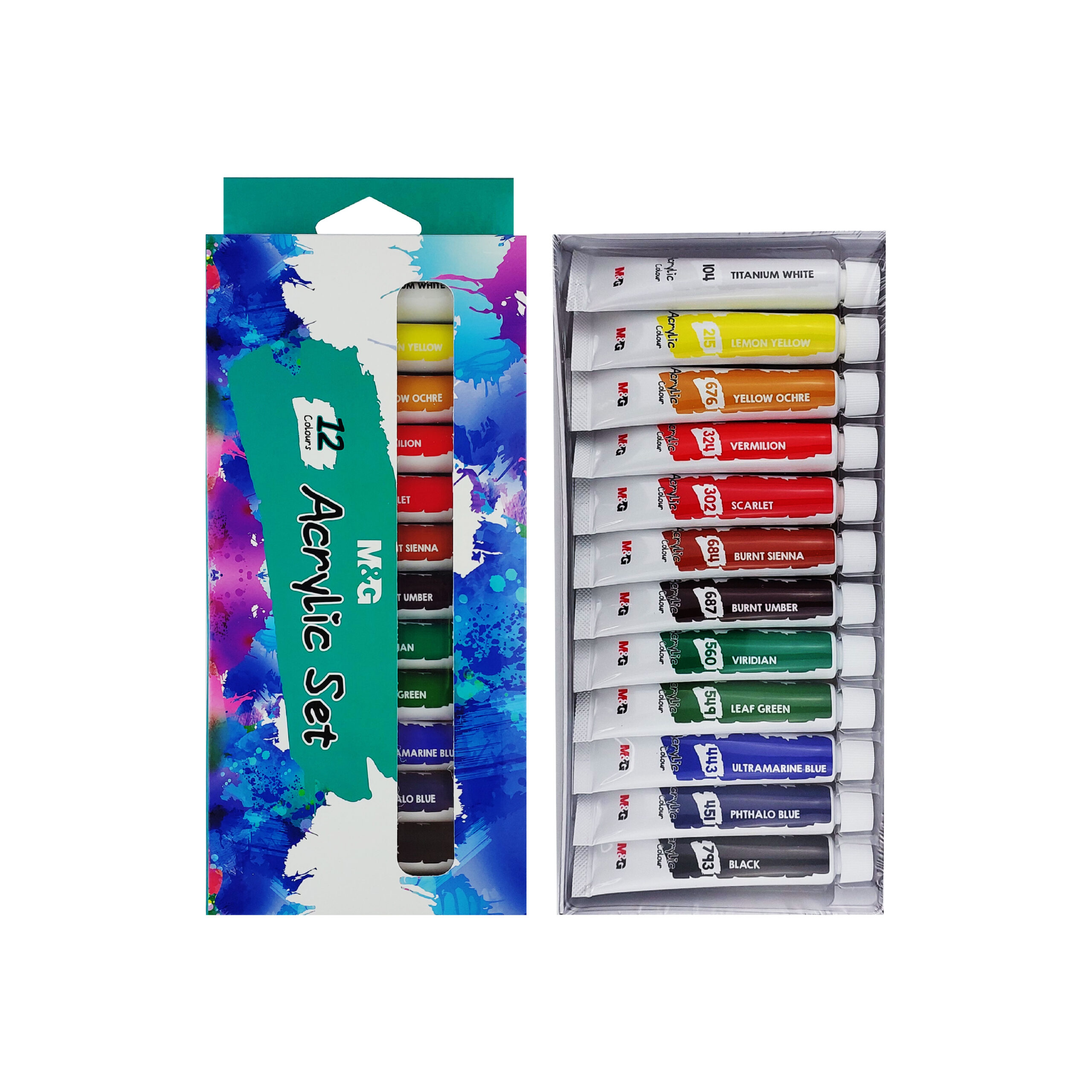 Tinta Acrilíca 12ml 12 Cores