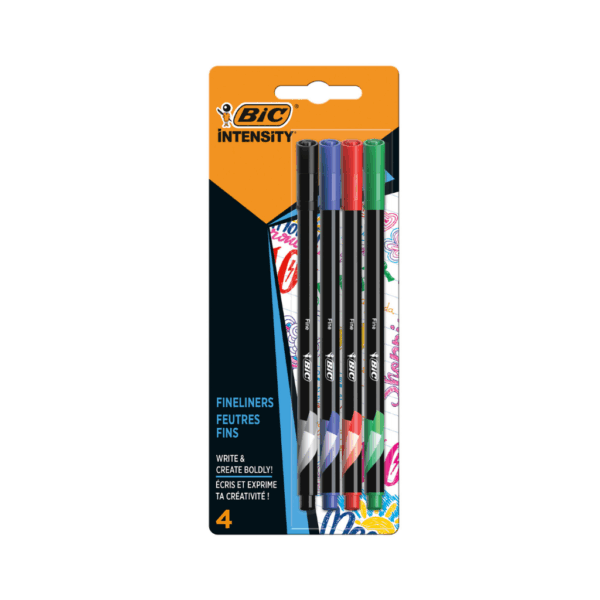 Caneta Bic Intensity 0.4mm 4 Pcs