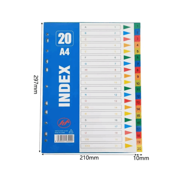 Separador Index A4