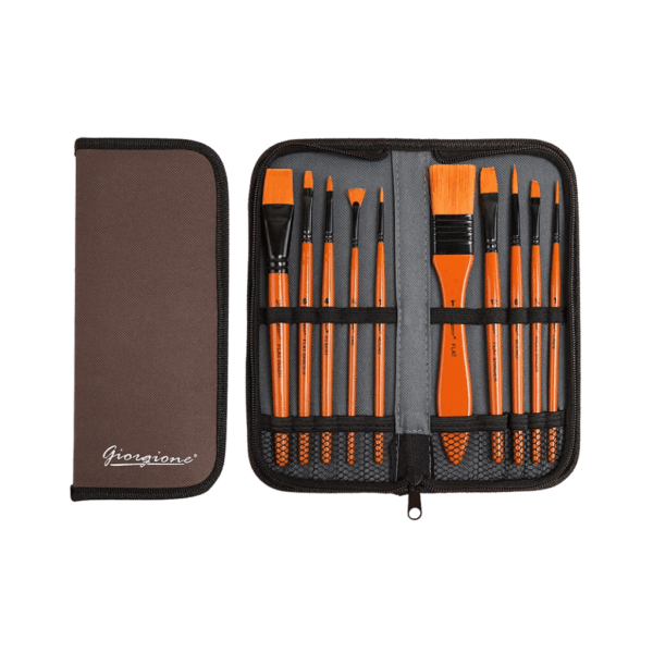 Conjunto De Pincéis Profissional Giorgione 11 Pcs