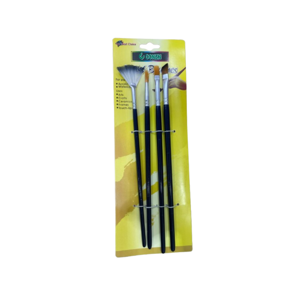 Conjunto De Pincéis Conzn 4pcs