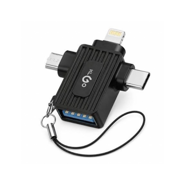 ADAPTADOR OTG 3 IN 1
